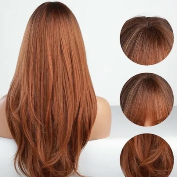 Auburn U-Part Wig (red) - Picture 7 of 7